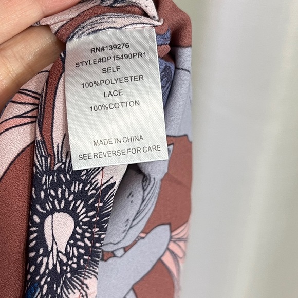 Daniel Rainn PXS Floral Print Blouse - Picture 5 of 5